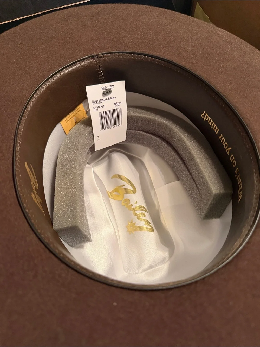 Bailey Brown women’s Cowboy hat